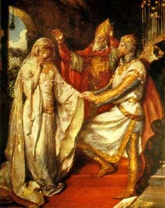 Arthur marries Guinevere